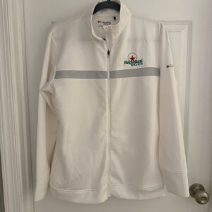 Columbia Women's White and Gray Ski Jacket